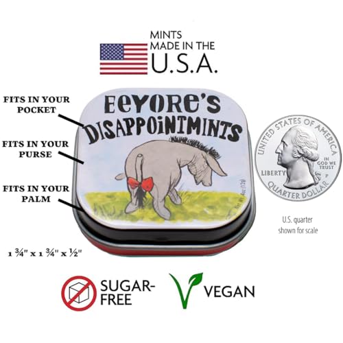 Eeyore's Disappointmints Breath Mints - Sugar-Free Mint Tin