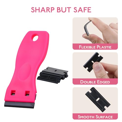 WENNALIFE Tape-in Extension Adhesive Remover Kit with Scraper & Blades