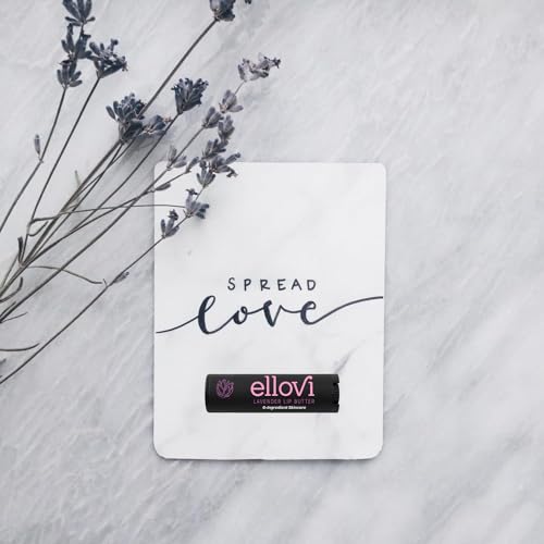 Ellovi Lavender Lip Butter - Organic 4-Pack Lip Balm