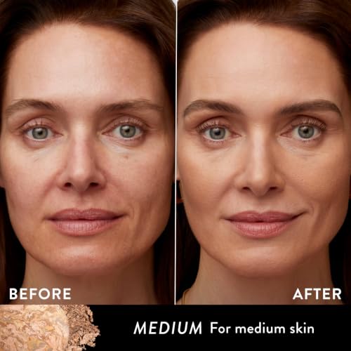LAURA GELLER NEW YORK Baked Balance-N-Glow Illuminating Foundation - Medium - Buildable Sheer to Light Coverage - Satin Finish