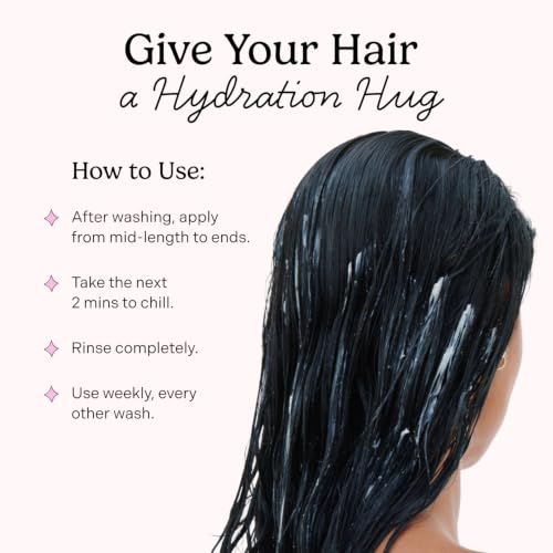 Mane Hydration Hugs Hair Mask Travel Size 2oz - Moisturizing Damaged Hair Treatment