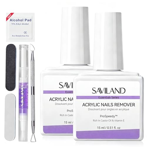 16pcs Acrylic Nail Remover Kit Set - Gentle, Fast & Nourishing Gel & Dip Polish Removal