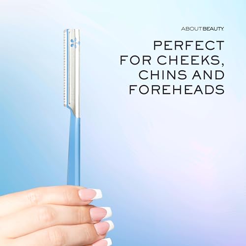 About Face Pro-Premium Facial Razors - 3 Pack for Hair Removal & Dermaplaning