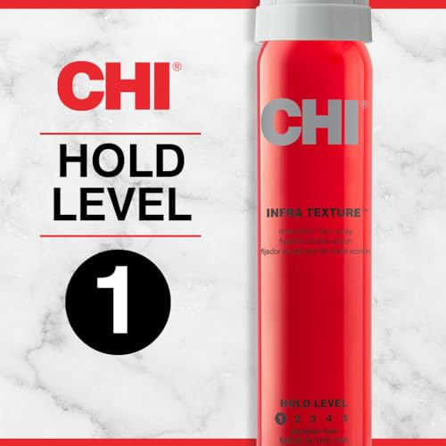 CHI Infra Texture Dual Action Hair Spray - Flexible Hold & Shine, 2.6 Oz