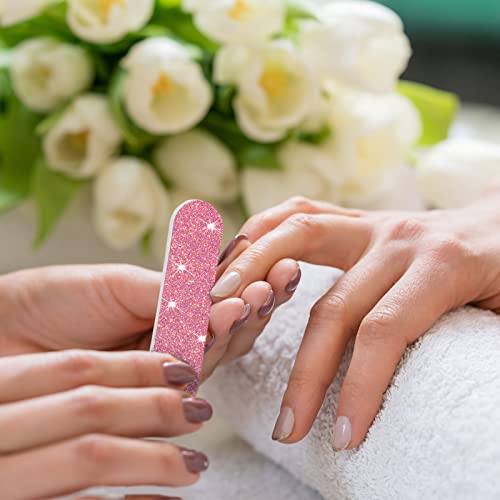 150 Mini Nail Files Bulk - Disposable Emery Boards for Nails, Natural & Acrylic