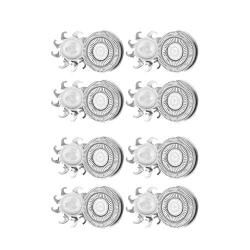 8 PCS Pro Head Shaver Double Ring Blades for Freebird FlexSeries