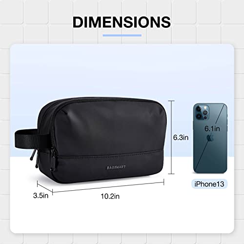 BAGSMART Travel Toiletry Bag for Men - Water-Resistant Dopp Kit