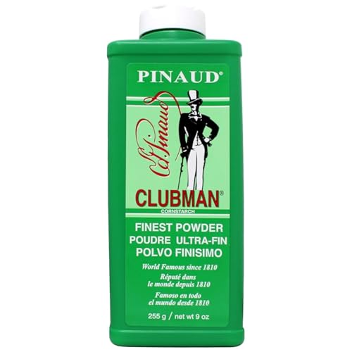 Clubman Pinaud Natural Talc Powder 9 oz (Pack of 2) | Shine Control