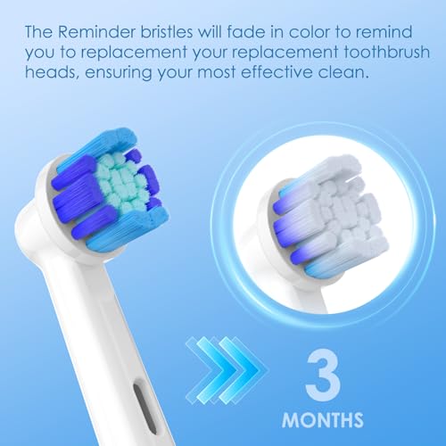 Voguish Replacement Electric Toothbrush Heads for Oral B - 8 Pack