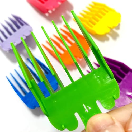 Professional 12 Pack Hair Clipper Guards Set - 1/24" to 1"