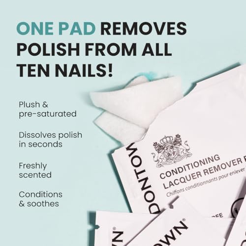 LONDONTOWN Strengthening Nail Polish Remover Pads - Non-Acetone