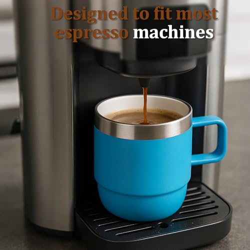Zenbo 6 oz Double Wall Insulated Espresso Mug Set - 2 Pack