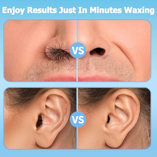 CoFashion Nose Wax Kit for Effective Hair Removal - 50g Wax, 20 Applicators