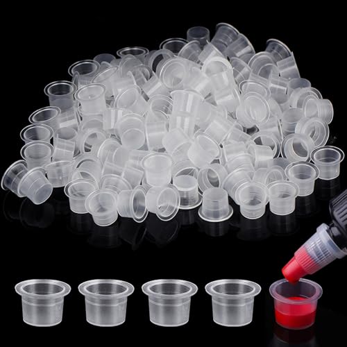Large Tattoo Ink Caps - 1000pcs Disposable Pigment Cups by Autdor
