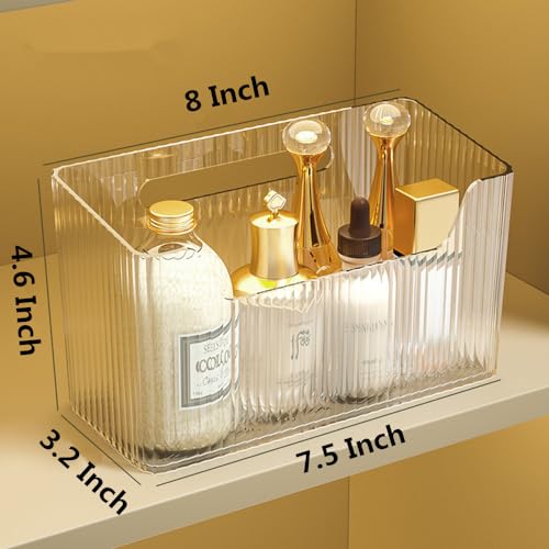 2 Pack Adhesive Cabinet Door Organizer Bins for Kitchen & Bathroom