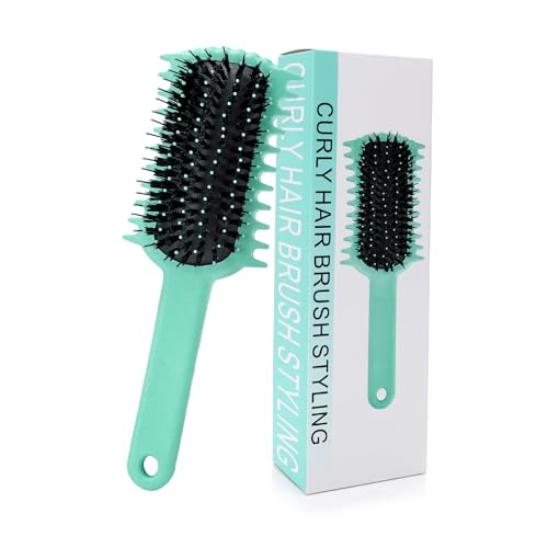 Curly Hair Brush for Volume & Definition - Detangling Styling Tool