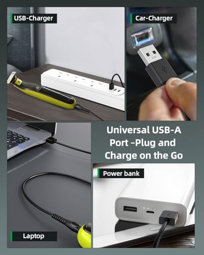 Superer 5V USB Charger Cable for Philips Norelco Shavers