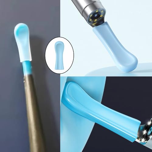 50 Pack Silicone Ear Wax Removal Tips for Ear Camera