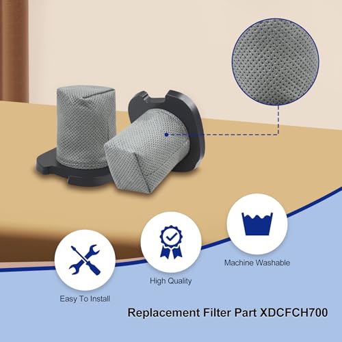 Replacement Filter for Shark Cyclone PET Handheld Vacuum - 4 Pack