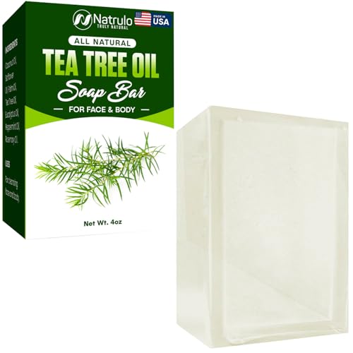 Natrulo Tea Tree Soap Bar – Natural Cleanser for Blemish-Prone Skin