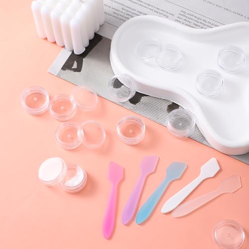 10 Pcs Leak-Proof Travel Containers with Lids & Spatulas