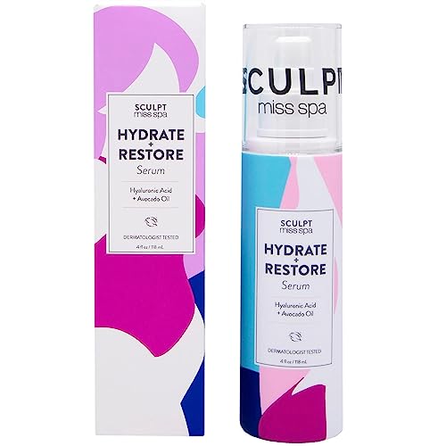 MISS SPA Hydrating Face Serum with Hyaluronic Acid & Avocado Oil for Glowing Skin