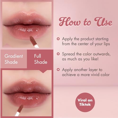rom&nd Juicy Lasting Tint - Plum Coke V1 | Glossy Lip Tint 0.19oz