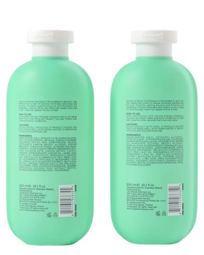 SHAKEBAR Biotin & Tea Tree Oil Shampoo and Conditioner Set (10.1 fl oz)