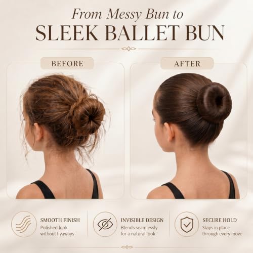 Zonon 50Pcs Hair Nets with 40Pcs U Shaped Pins for Ballet