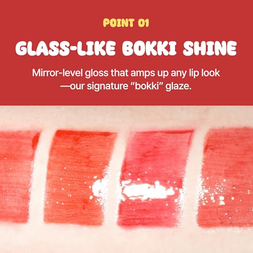 BLACK ROUGE Glow Bokki Tint - GB04 Spicy Pepper | Long-Lasting Korean Lip Stain