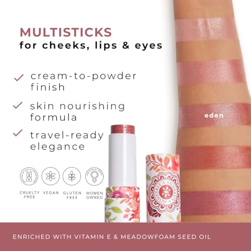 Honeybee Gardens Color Within Reach MultiStick Eden - Soft Rose & Natural Glow