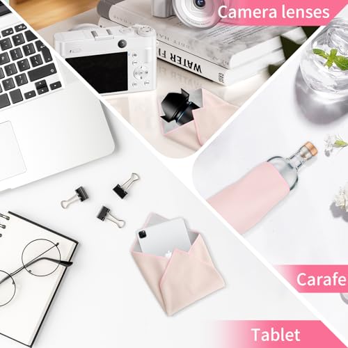 DUcare 10.5 Inch Pink Self-Adhesive Makeup & Travel Organizer Cloth
