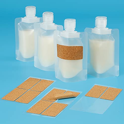 TailaiMei Travel Pouches Set - 12 Refillable Toiletry Bags (1.7 & 3.4 oz)