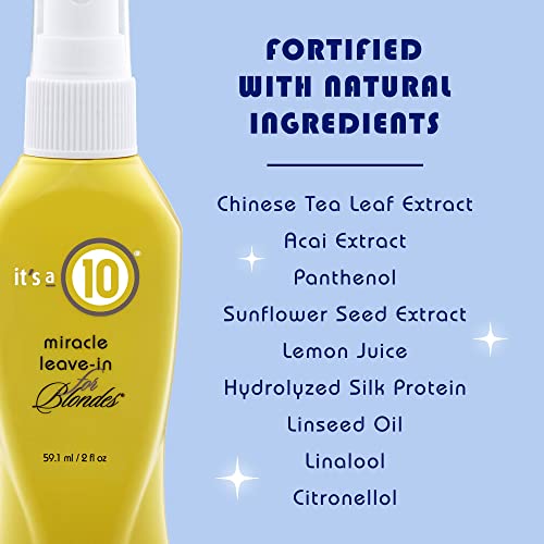 It's a 10 Miracle Leave-In Treatment for Blondes - 2 oz