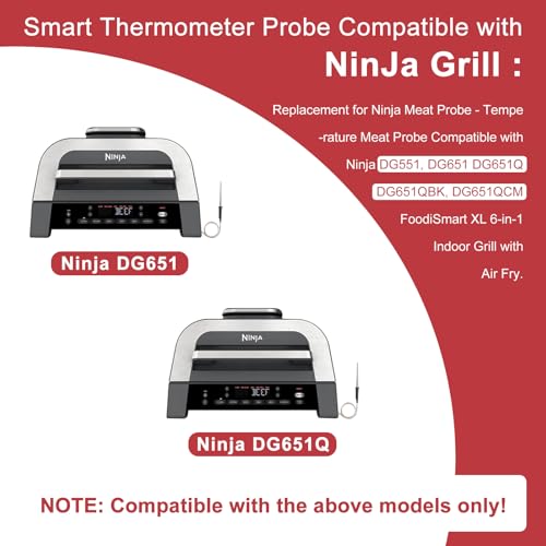 Ninja Replacement Meat Probe for DG551, DG651, Foodi Smart XL Grill