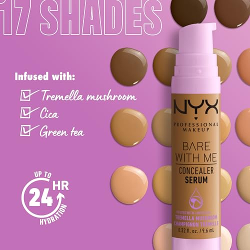 NYX Bare With Me Concealer Serum - 24HR Hydration, Vanilla