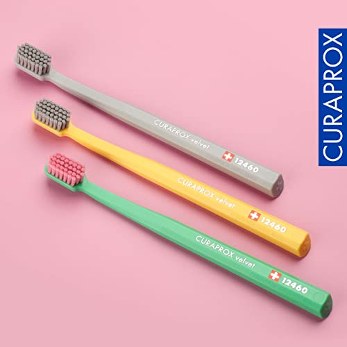 Curaprox CS 12460 Velvet Toothbrush - Extra Soft, Dentist Recommended