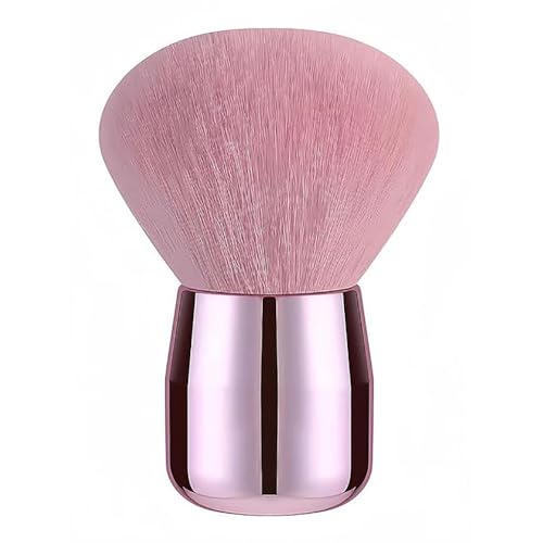 Travel Size Makeup Blush Brush - Fluffy Kabuki Foundation Brush