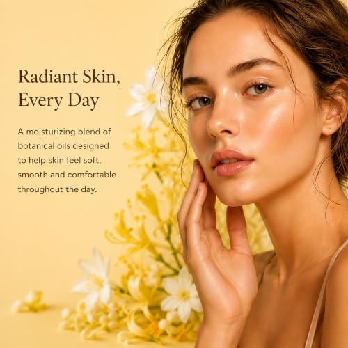 Beaute de Provence Honey Suckle Jasmine Multi-Use Face, Body & Hair Oil - Hydrates and Nourishes with Apricot & Coconut Oil - 4 Fl Oz