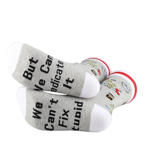 PXTIDY Pharmacist Socks 2 Pairs - We Can Medicate It Gift