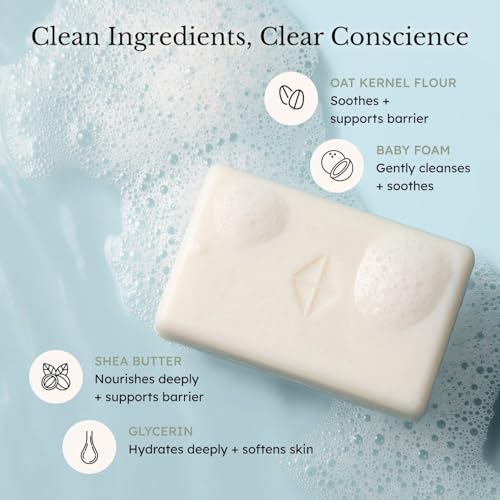 KYTE BABY Solid Body Wash Bar - Hypoallergenic, Moisturizing Cleanser for Sensitive Skin