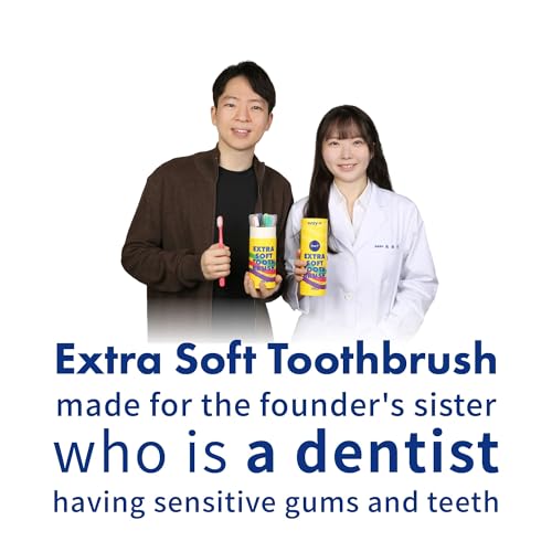 WAY.V Extra Soft Toothbrush Refill for Adults - 7 Count Green