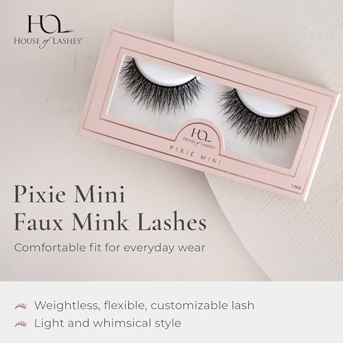 House of Lashes Pixie Mini False Eyelashes - Comfortable & Reusable
