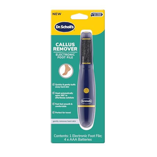 Dr. Scholl's Electronic Foot File - Callus Remover for Smooth Feet