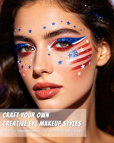 Caedelfly 3-Piece Glitter Gel Eyeliner Set - Waterproof & Smudge-Proof