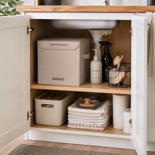 BagNeat Grocery Bag Storage Box - Organize Reusable Bags