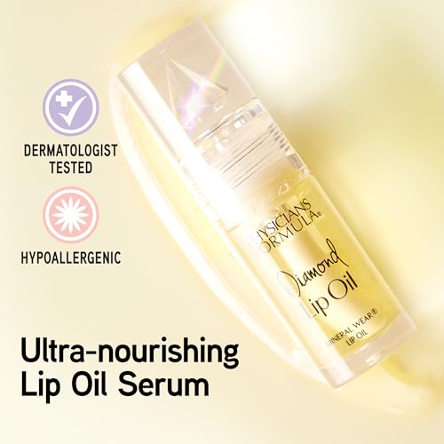Physicians Formula Mineral Wear Diamond Lip Oil 0.15 Fl Oz - Yellow Diamond (Pack of 2)