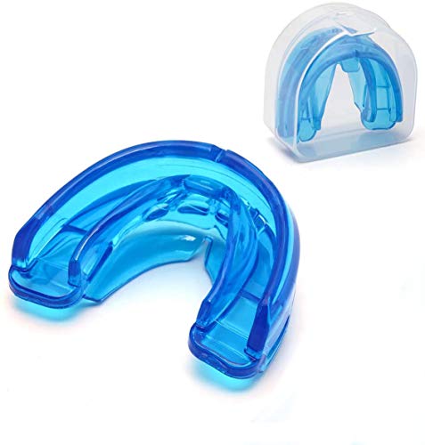 Coolrunner Double Braces Mouth Guard for Youth - Blue, No Molding