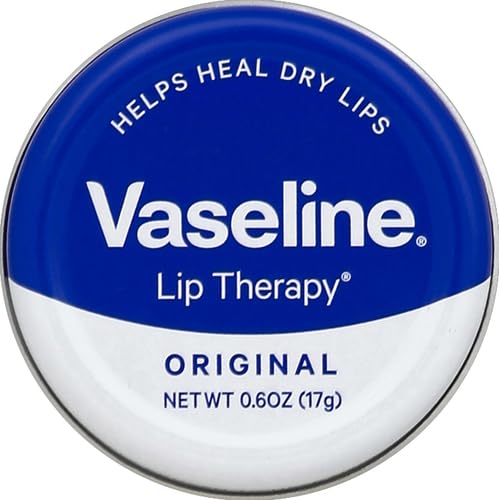Vaseline Lip Therapy Balm Tin - Original 0.6 oz for Dry Lips