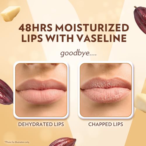 Vaseline Lip Therapy Cocoa Butter Twin Pack - 48 Hour Moisturization